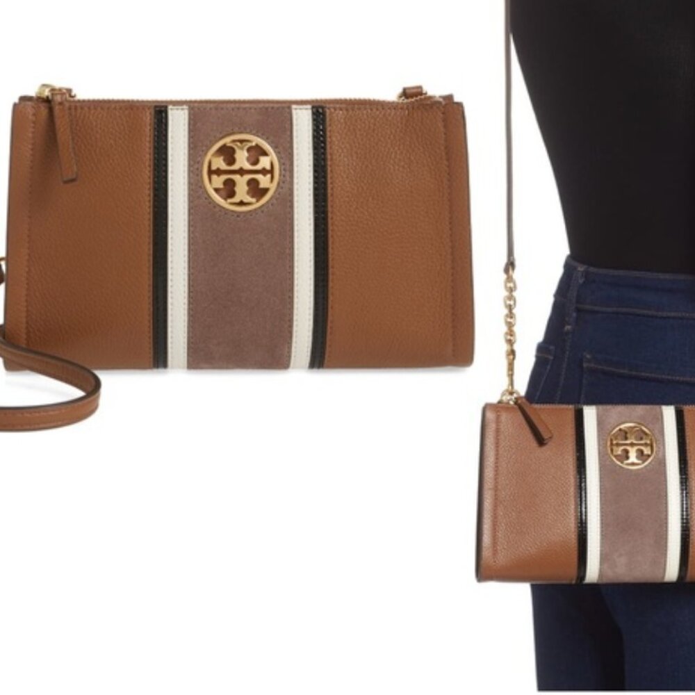 Tory Burch Carson Stripe Crossbody Bag